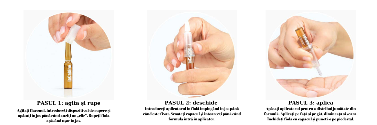 le cabine fiole pure retinol mod utilizare